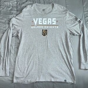 ‘47 Brand Long Sleeve Tee Shirt Vegas Golden Knights Size XXL